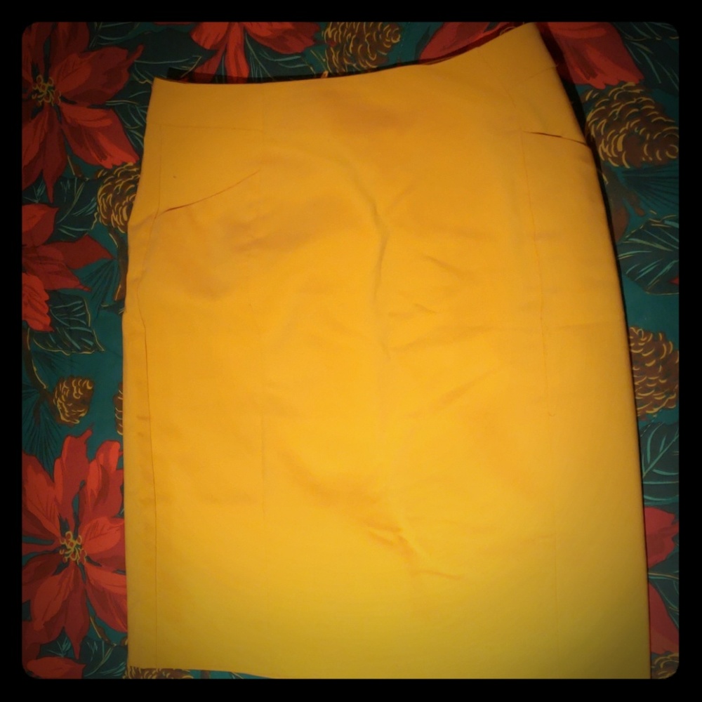 Mustard skirt